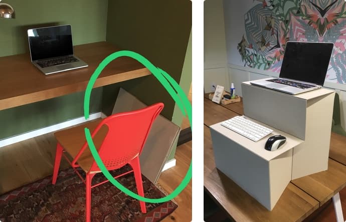 Cardboard Standing Desk Diy Open Sourced Design Openstanding